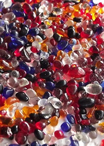 Mini gocciole per mosaico in vetro, 100 g, colori