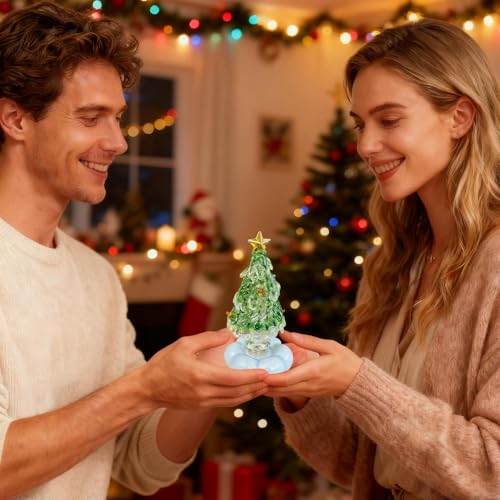 Árbol de Navidad artificial pequeño, la solución estable para escritorios sin espacio 8
