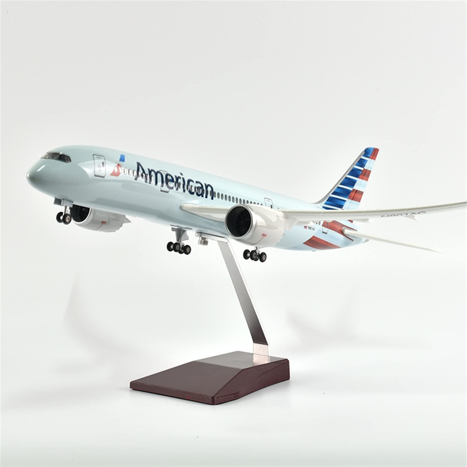 Aerei Modello su Piccola Scala 43 cm Americani per 787 Kit di Costruzione di Modelli di Simulazione in Resina pressofusa in Scala 1/144 (Senza Luce)