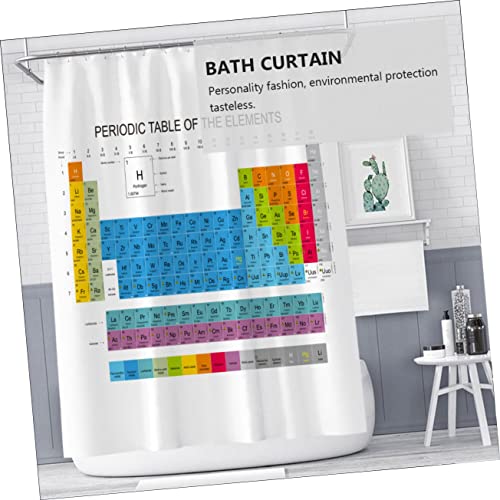Rideau de bain Ciieeo 150x180 cm à impression numérique colorée