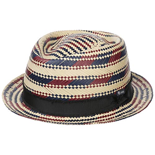 Chapeau en paille Lipodo Berdasco Pork Pie pour été soleil