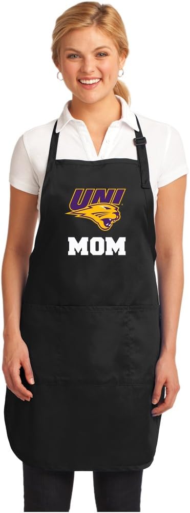 Broad Bay University of Northern Iowa Mom Aprons UNI Mom w/Pockets Grilling Gift Her