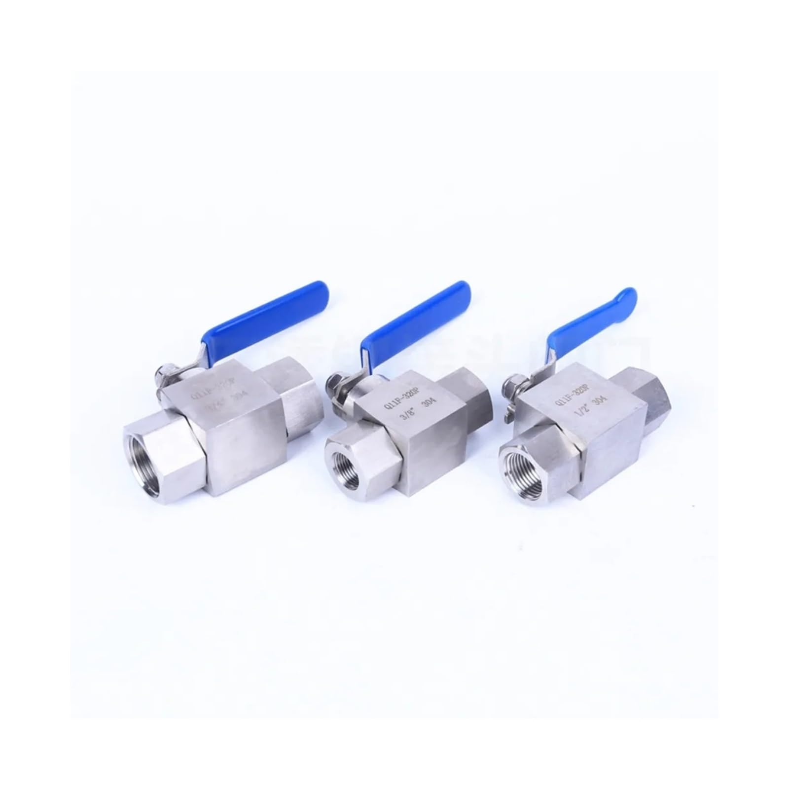 1 valvola a sfera di intercettazione femmina in acciaio inossidabile 304 da 1/4", 3/8", 1/2", 3/4", 1"(3/8 Inch)