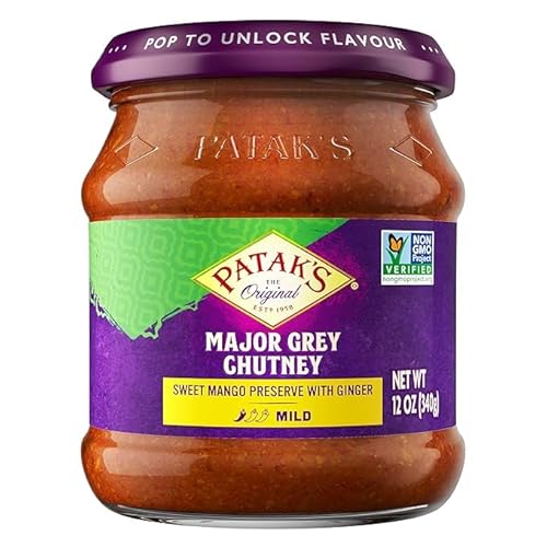 Patak's Major Grey Chutney, 12 Fl Oz, Pack of 3