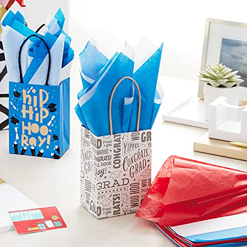 Papier de soie pour emballage cadeau Hallmark | Lot de 120 feuilles Noël et Hanoucca