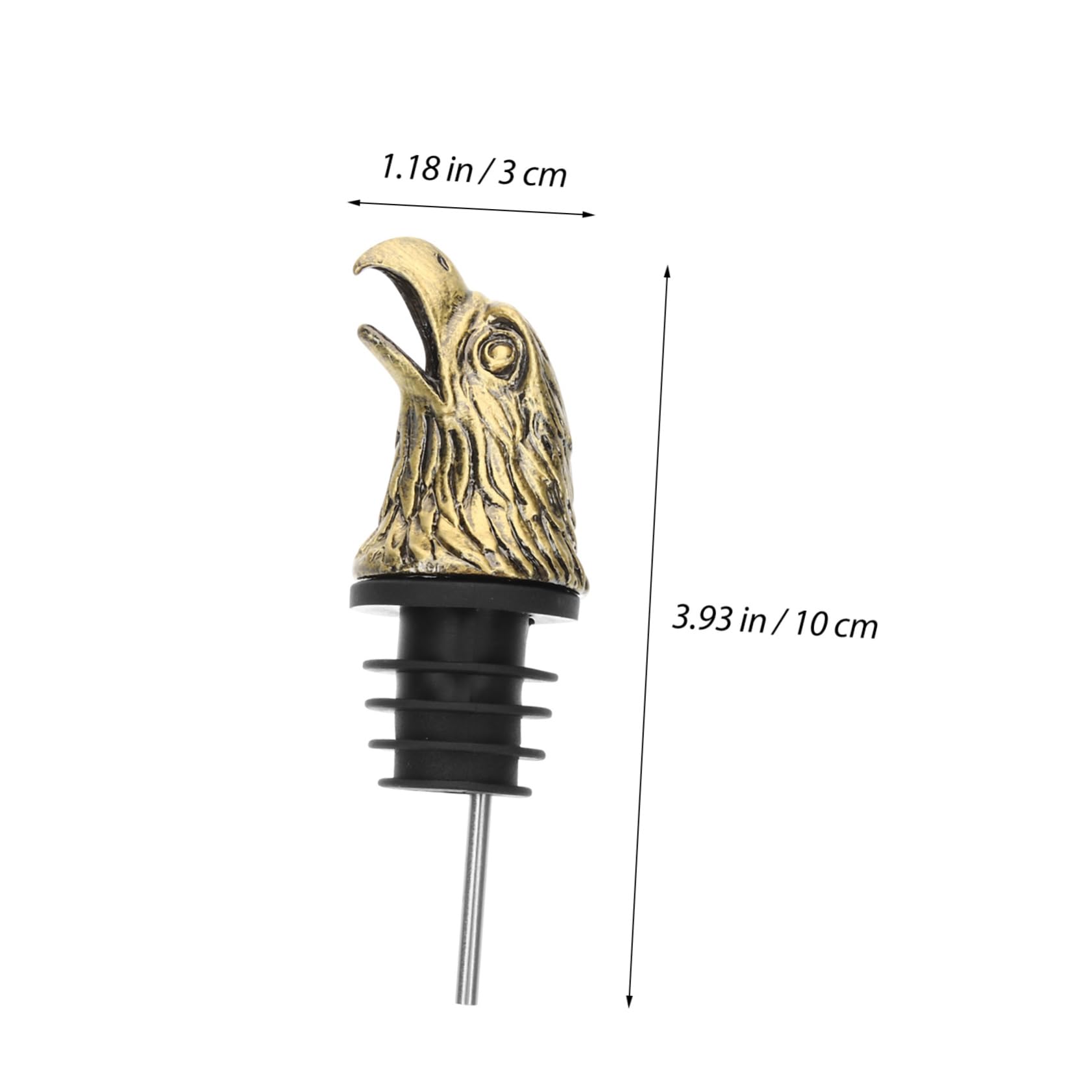 PEPLAYTAL Eagle Head Wine Pourer Spout Reusable Liquor Pourer for Easy Serving for Parties Weddings Design with Stylish Craftsmanship