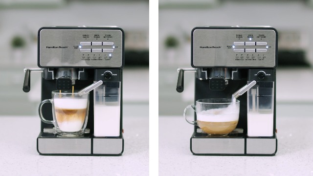 Amazon.com: Hamilton Beach Slide and Lock Espresso Machine