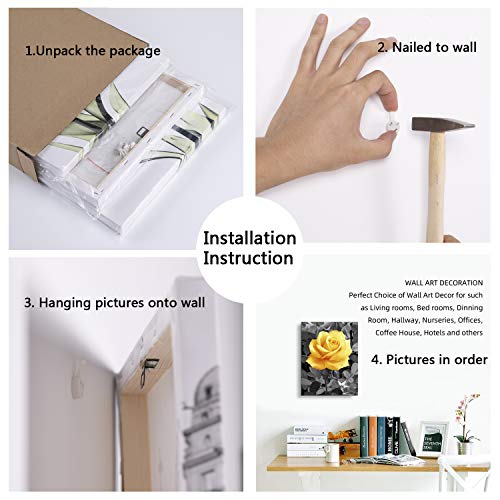 Art Romantic Sea Water Sunset Print Decorative Beach Modern Seascape Paintings On Canvas Wall Artwork For Living Room Bedroom Home Office Decorations 4 Panels Stretched Canvas Prints (Seaview) #TOP6