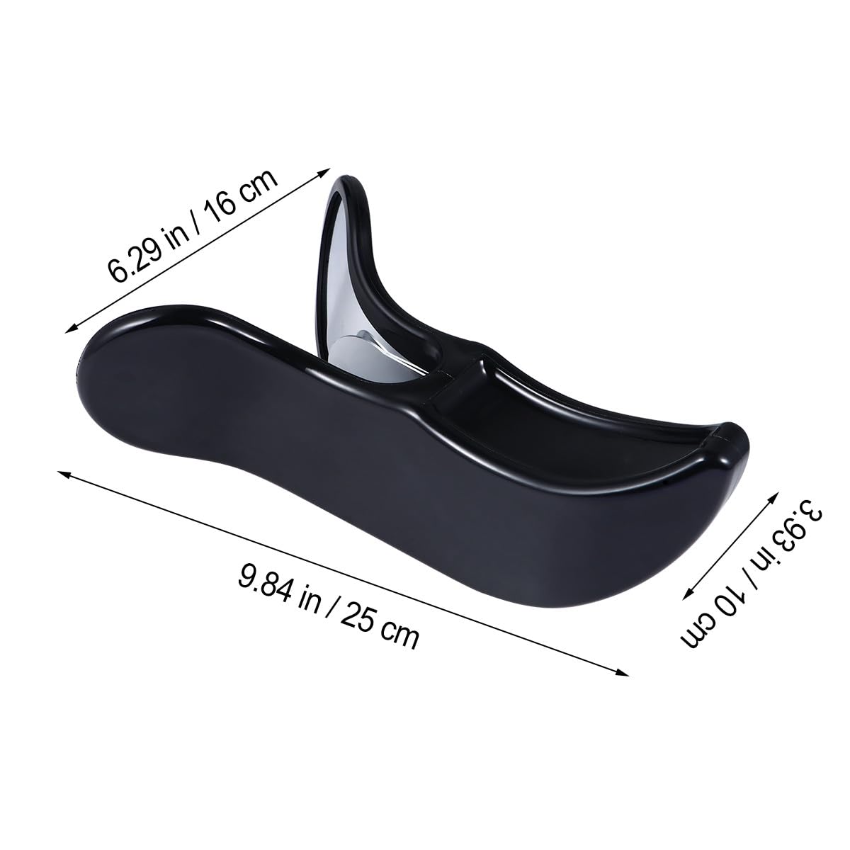 Abaodam Entrenador de Glúteos Compacto Negro Ejercitador de Músculos Cadera para Mujeres Entrenador de Cadera Portátil Adecuado para Tonificación y Ejercicio en Casa