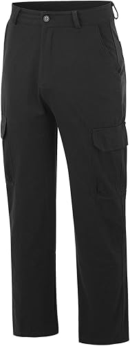 Miniatura 7 de Mens Solid Cargo Pants Elastic Waist Jogger Pants Casual Multi Pocket Sweatpants Basic Men Trousers Classic Sport Pants