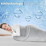 Nigecue Kühldecke 150 x 200cm, Selbstkühlende Sommerdecke mit Arc-Chill Q-Max0.5, Atmungsaktiv Leichte Bettdecke, 2 in 1 doppelseitig Wohndecke Sofadecke Cooling Blanket zum Schlafen