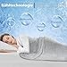 Nigecue Kühldecke 150 x 200cm, Selbstkühlende Sommerdecke mit Arc-Chill Q-Max0.5, Atmungsaktiv Leichte Bettdecke, 2 in 1 doppelseitig Wohndecke Sofadecke Cooling Blanket zum Schlafen