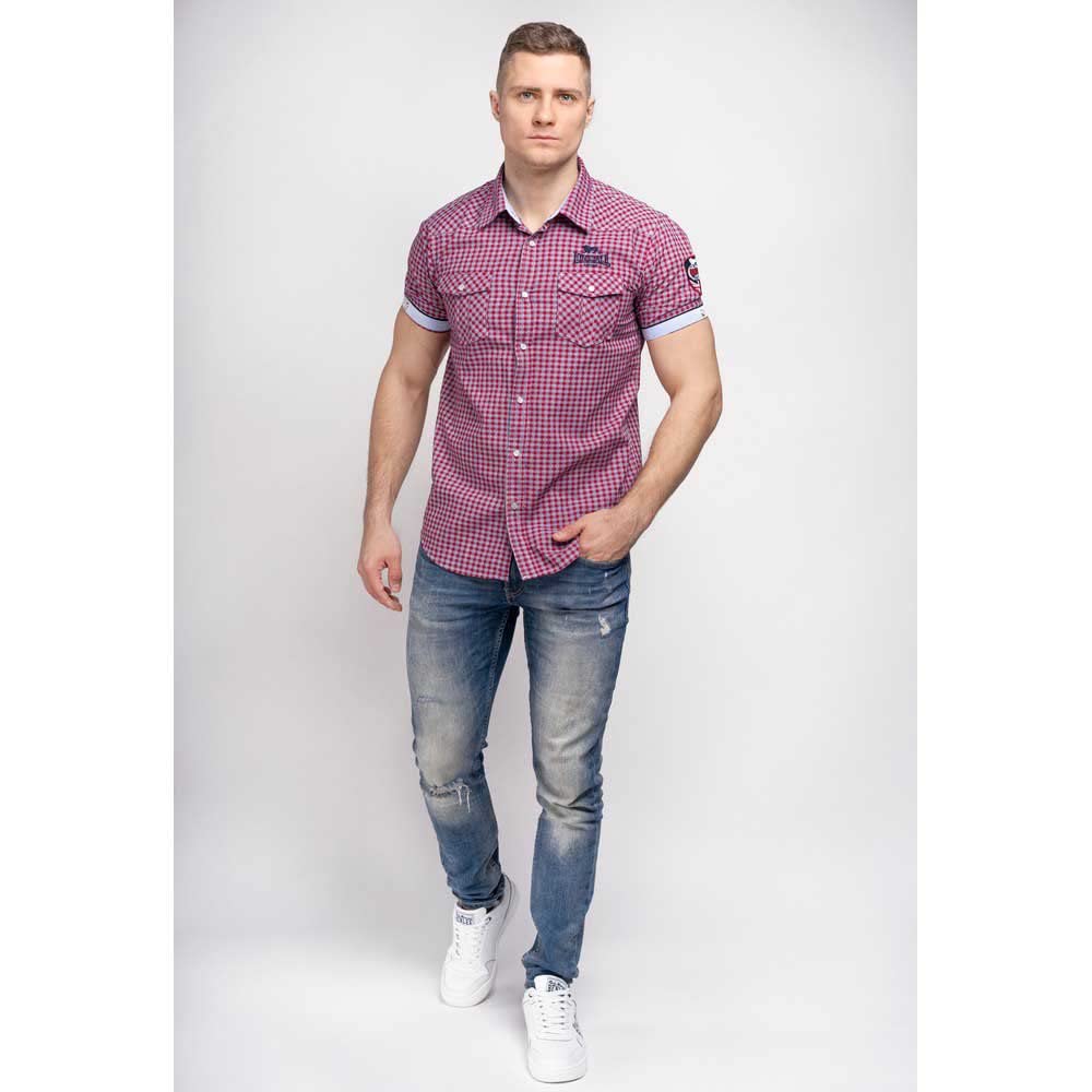 Lonsdale Herren Kurzarmhemd schmale Passform Berny