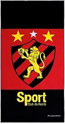 Toalha de Banho e Praia Sport Recife Veludo Estampada