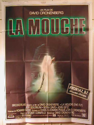 Poster La Mouche grande affiche de cinéma pliée 116X158 cm pour home cinéma