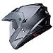 1Storm Dual Sport Motorcycle Motocross Off Road Full Face Helmet Dual Visor