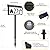MAXvolador Solar Powered Address Sign House Numbers Waterproof, 3-Color Lighting Modes LED Illuminated Address Plaque with Stakes, Outdoor Address Number
