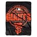 MLB San Francisco Giants "Structure" Micro-Raschel Throw, Orange, 46 x 60-Inch