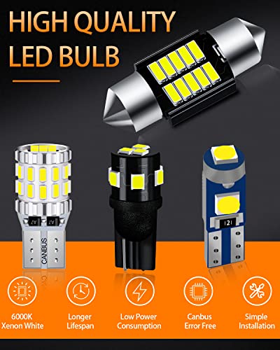 Kit de Bombillas LED Blancas para Interior Toyota Camry 2007-2011 miniatura 2