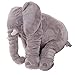 KiKa Monkey - Almohada de Elefante para bebé, Juguete de Elefante para niños, cojín de Elefante Gris, Regalos para bebé (Gris)