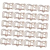 Veemoon 20pcs Paper Book Notes Folder Photo Clips Ticket Holder for Books Office Supplies
