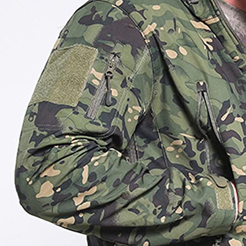 Chaqueta Rompeviento Militar Táctica para Hombre 3X-Large miniatura 6