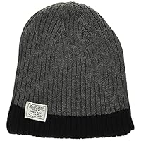ウールニット帽 2個セット ホワイト・ブラック OVERRIDE REP 2WAY BEANIE | 57cm～59cm(98) BLACK (01