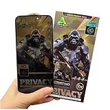 Generic Privacy Screen Protector for iPhone 15 Pro Max, 6.7 Inches, Gorilla Glass, Anti-Spy, Anti-Glare, Eye Protection, Black