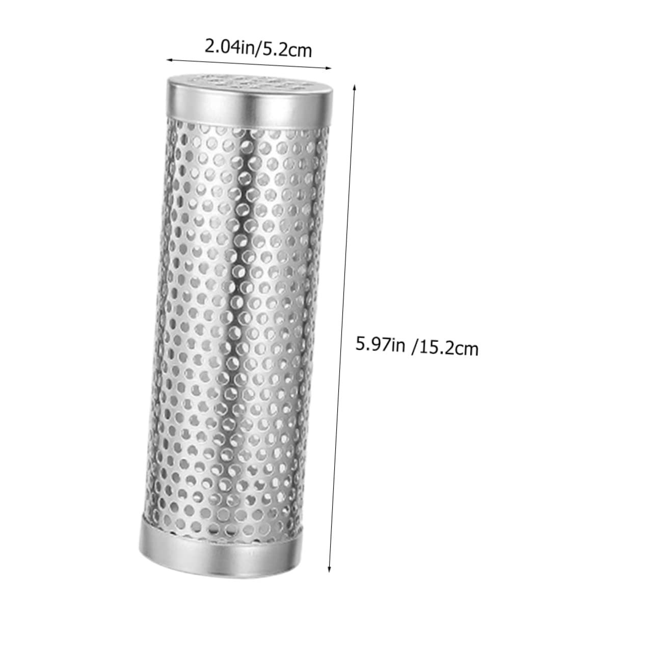 WEKADRIN Stainless Steel Tube Convenient Grilling Tube for Bbq Portable Outdoor Use for Meats Ribs Sausages and More Replaceable Design for Easy Maintenance