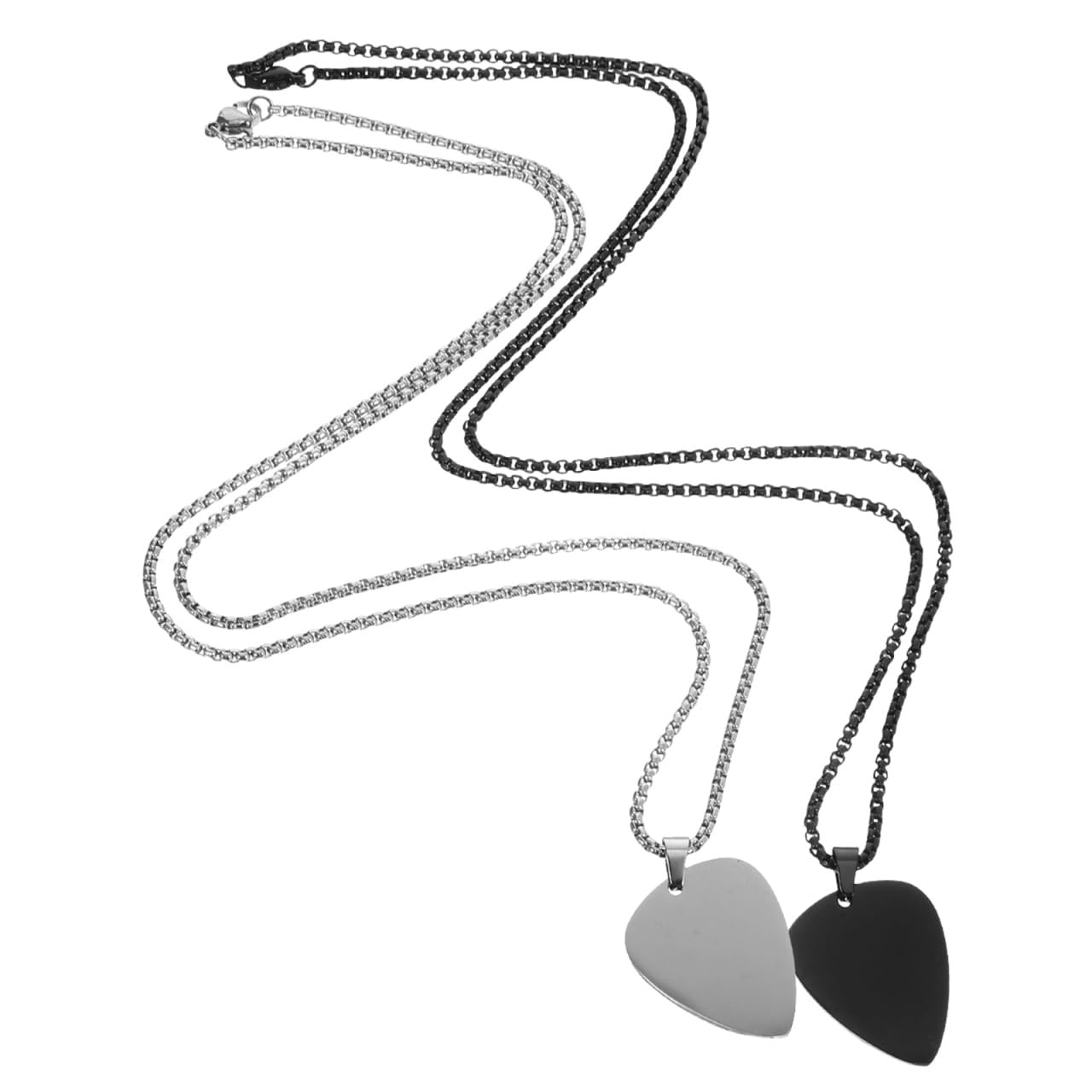 Collana Con Ciondolo Plettro Per Charra Musicale Per Donna/uomo In Acciaio Inossidabile Color Oro Punk Bass Note Collana Con Catena Collare Per Gioielli Da Festa  36