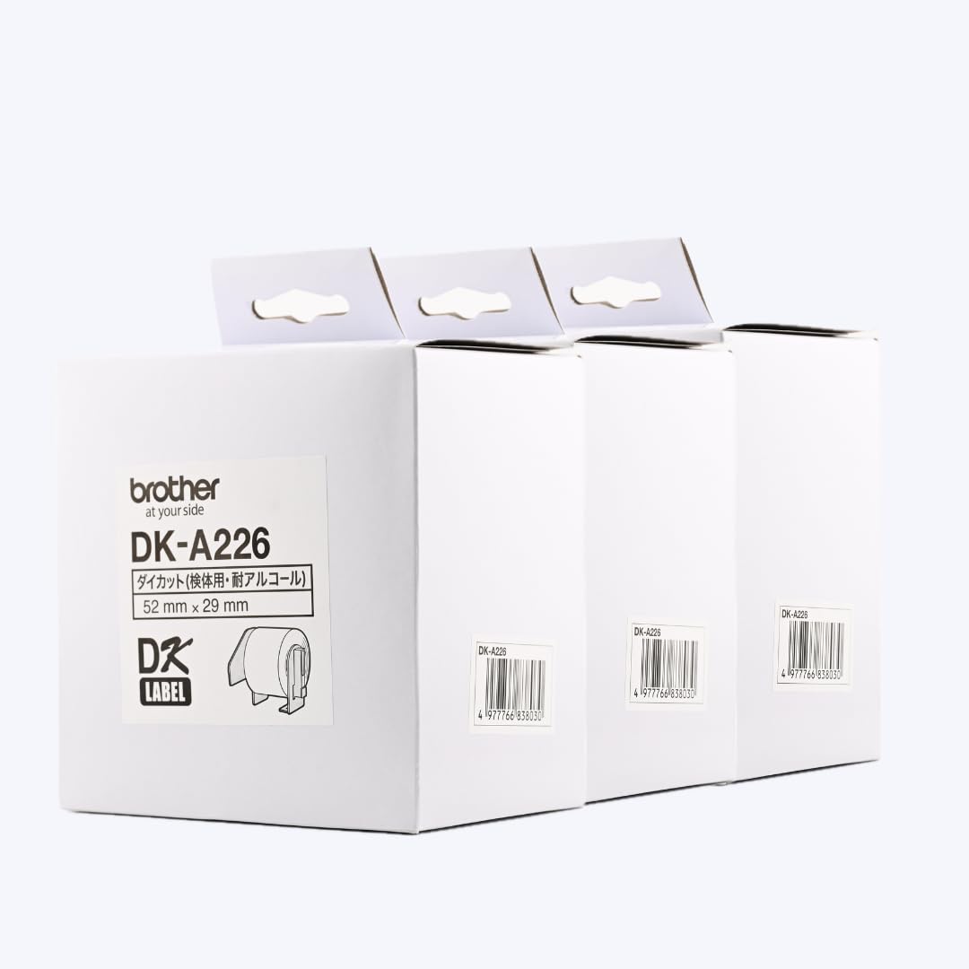 Amazon.co.jp: ブラザー DKプレカットラベル DK-A226 【3個セット】幅