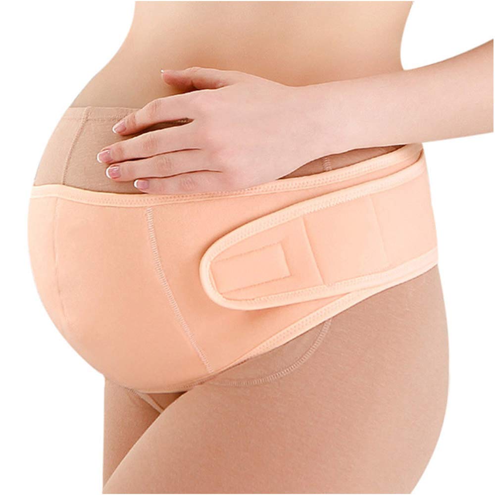 Schwangerschaftsgürtel, atmungsaktiver Schwangerschaftsstützgürtel, Bauchband für pränatale Beckenschmerzen, Baumwollfutter, kein Herunterrollen, sicherer Verschluss im unteren Rüc