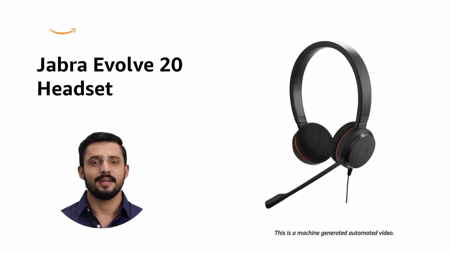 Jabra Evolve 20 UC Stereo Wired Headset / Music On Ear Headphones