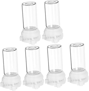 Yardwe 6 pcs pet feeder ant nest supplies ant feeder ant waterer ant water drinking cup ant bowl ant feed bowl drinking fountain feeding cup water feeder water dispenser watertight Glass