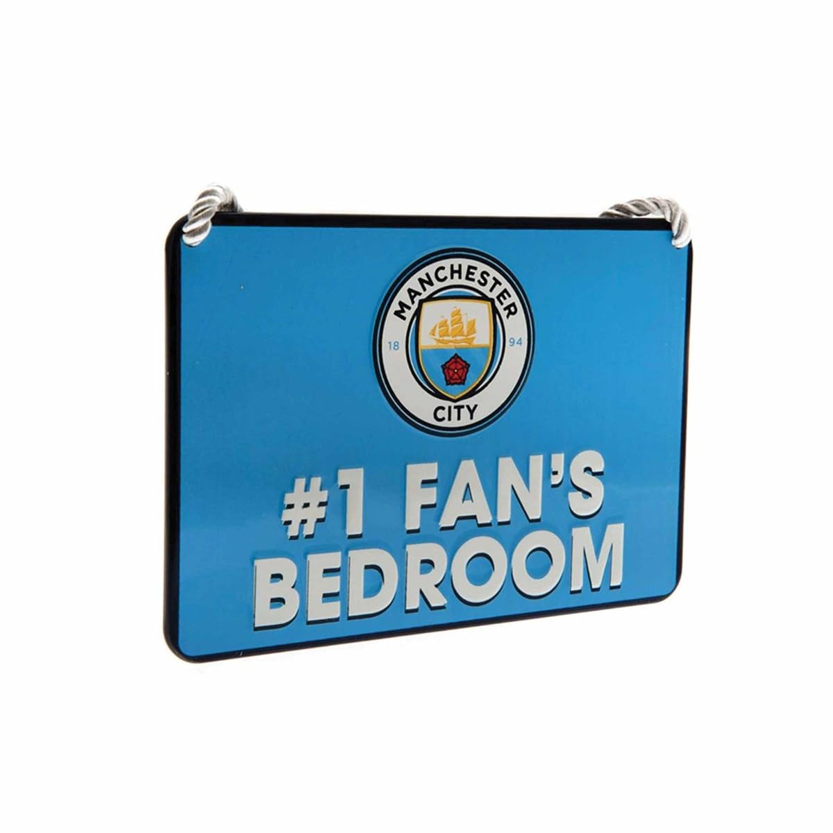 Manchester City FC No.1 Fans Bedroom Plaque