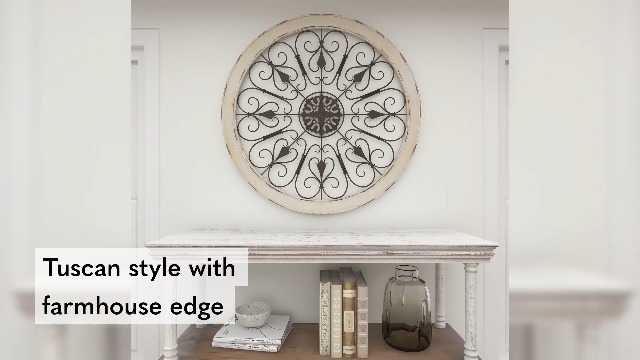 Amazon.com: Deco 79 Wood Scroll Home Wall Decor Window Inspired