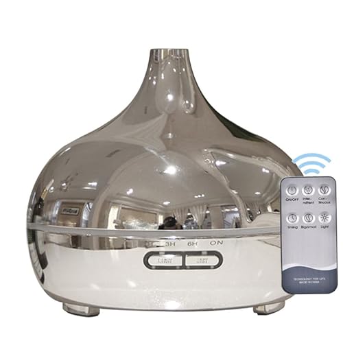 Umidificador de ar ultrassônico de 500ml com difusor de óleo essencial, temporizador de até 6 horas,