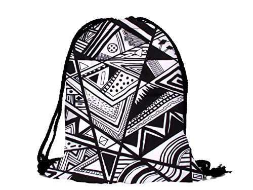 Alsino Bolsa de deporte en varios diseños, con cordón para cerrar, (dimensiones: 31 x 39 cm)