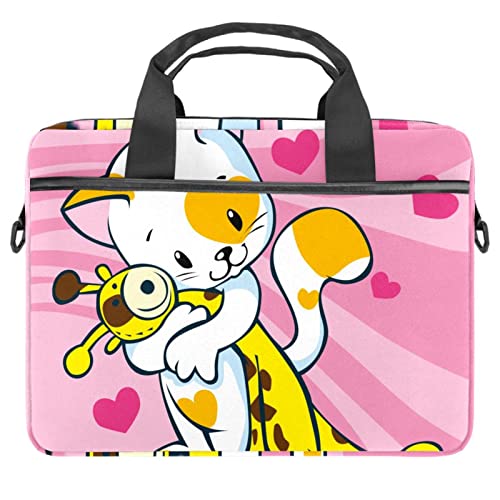 Housse ordinateur portable 13.3 motif chat pour les trajets de l'université au bureau