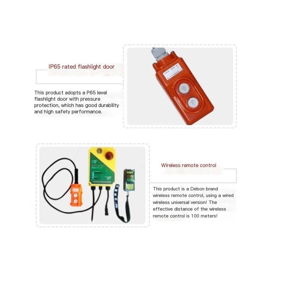 Amazon.co.jp: 電動チェーンブロック、チェーンクレーン、1t 2t 3t 5t 10t(10t*9m) : 車＆バイク