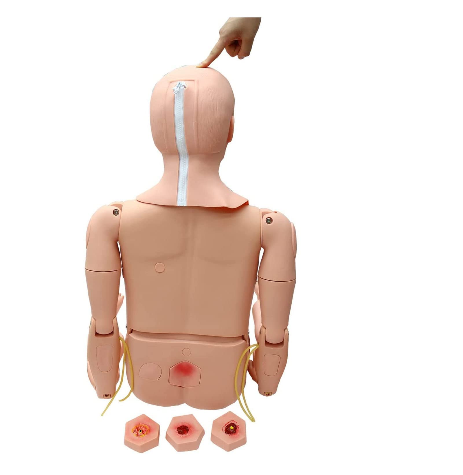 Wielofunkcyjny manekin treningowy do opieki nad pacjentem 24 moduły ran Anatomiczny model człowieka Zaawansowany manekin do treningu urazowego Model demonstracyjny Manekin dla mężczyzn i kobiet Model