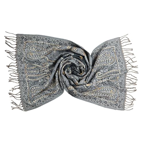 Écharpe surdimensionnée Freak Scene en maille douce XXL et motif Paisley