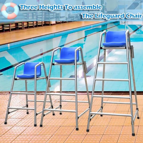Silla de Vigilancia para Piscina en Acero Inoxidable 304 miniatura 3