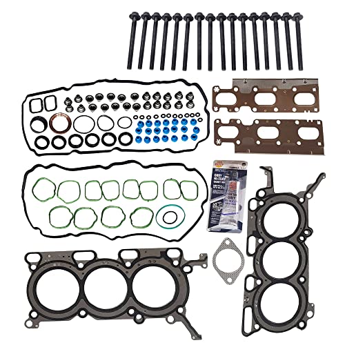 Image of Partsflow Cylinder Head Gasket Bolts Set For Lincoln MKS 2009-2010 For Lincoln MKT Base Sport Utility 4-Door 2010 3.7L 3726CC 227Cu. In. V6 GAS DOHC Naturally Aspirated OE#HS26543PT-1, ES71324