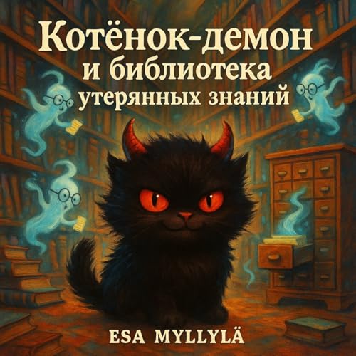Page de couverture de Котенок-демон и библиотека утерянных знаний