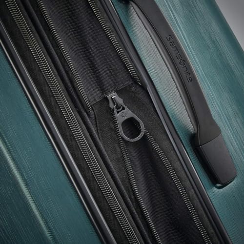 Image of Samsonite Centric 2 Hardside Expandable Luggage with Spinner Wheels, Emerald Green, Checked-Large 28-Inch