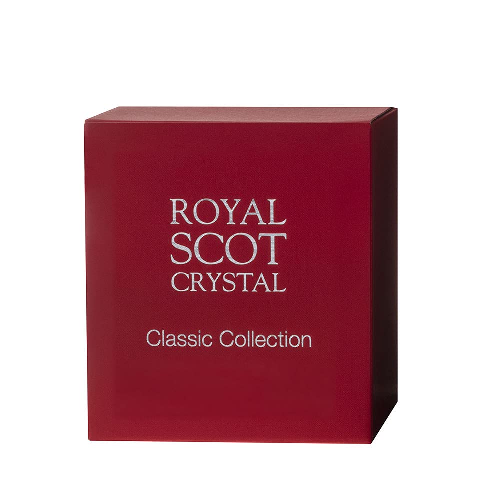 Royal Scot Crystal Classic Collection Port Sherry Gläser 15,7 cm | Set mit 2 Kristall-Dessert-Weingläsern mit langem Stiel | Satin gefütterte Geschenkbox