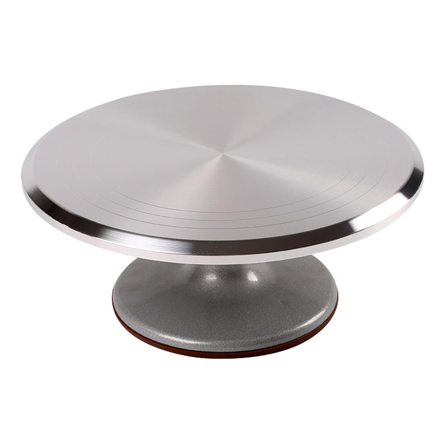 Soporte giratorio redondo de aleación de aluminio de 12 pulgadas para decoración de pasteles, pasteles y decoraciones de pasteles
