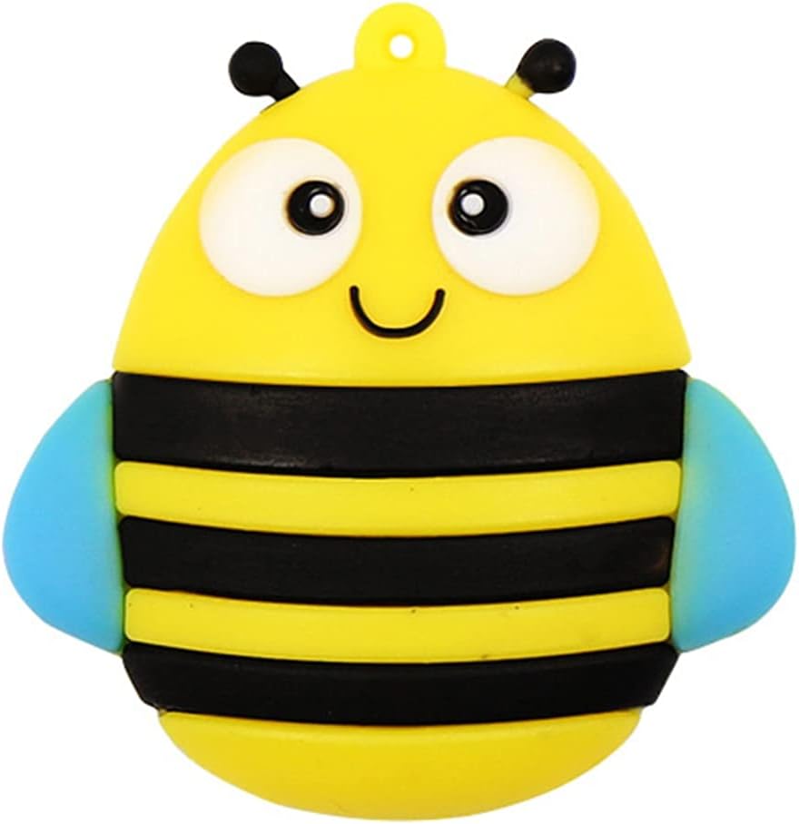 Unidades Flash USB con Forma de Abeja de Animales de Dibujos Animados Bonitos, pendrives de 32 GB, Unidades de Pulgar, Tarjetas de Memoria, Unidad de Salto, Novedad