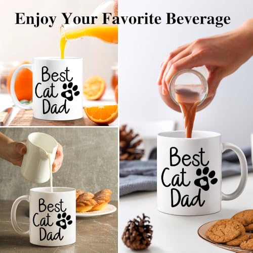 Taza de cerámica blanca para café 11 oz miniatura 5